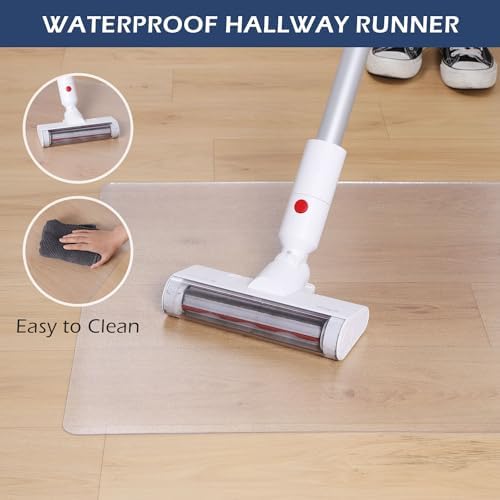 SALLOUS 6x2 ft Clear Hallway Runner Rug 1