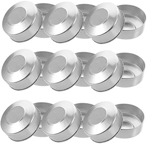 LIFKICH 500pcs Empty Tea Light Candle Containers for Candle Making