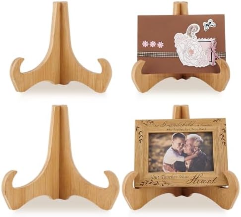 PH PandaHall 4 Pack Plate Stands for Display