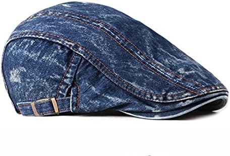Quanhaigou Mens Tartan Newsboy Driving Cap