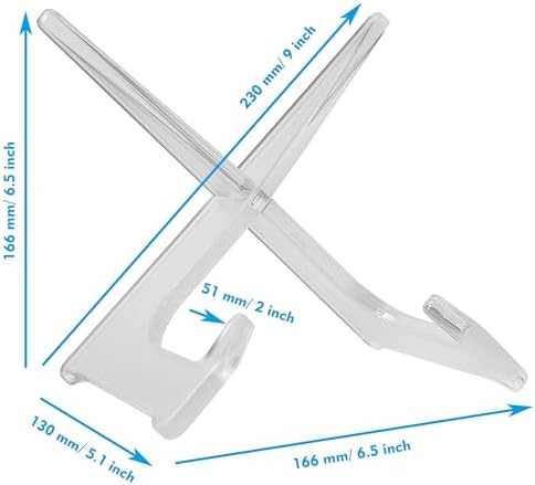 LRANFOW Plate Stand Easel Frame Holder for Photo Albums and Certificates