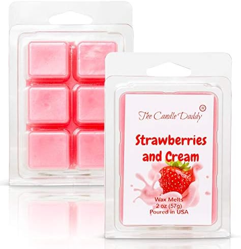 The Candle Daddy - Strawberries Cream Scented Wax Melts