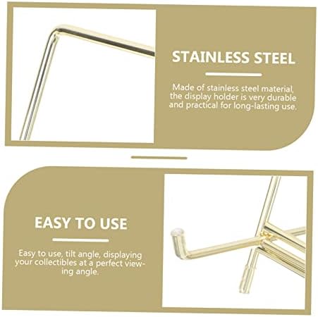 Elegant Recipe Book Holder Picture Frame Stand Sturdy Steel