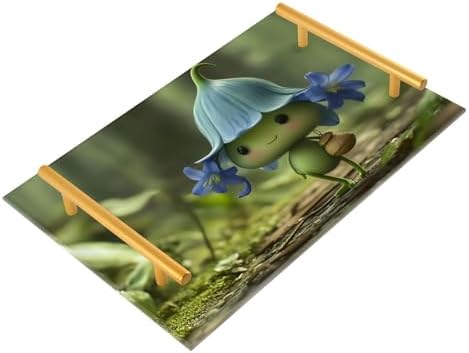 Fairy Cute Plants Vanity Tray Rectangle Acrylic