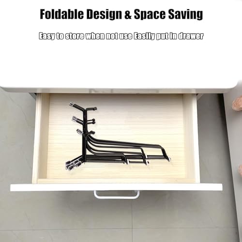 6 Pack Anti-Slip Iron Plate Stands for Display