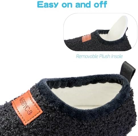 OBBYCO Kids House Slippers Cozy Lightweight Non-Slip for Infant Boys Girls