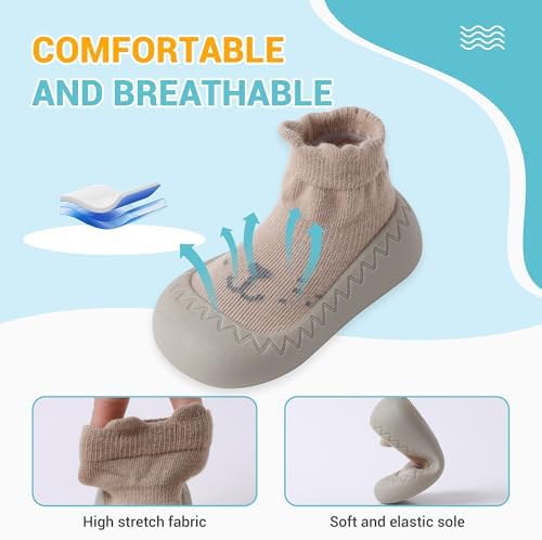 XQXG Infant Cartoon Walker Shoes Non-Slip Soft Rubber Sole