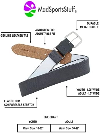 MadSportsStuff Multi-Sport Socks and Belt Combo 1