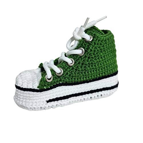Handmade Green Baby Booties Organic Cotton