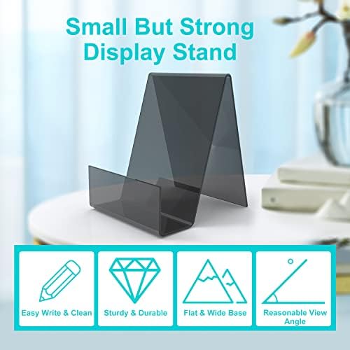 Boloyo 6PC Acrylic Display Stand Holder with Ledge