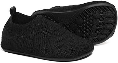 QZKDM Non-Slip Toddler Slippers for Indoor Outdoor Use