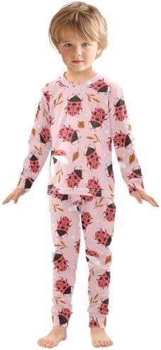 WIFIU Soft Cotton Pajama Set for Girls 18M-8Y