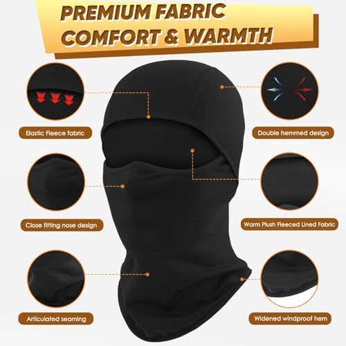 Ameceres Kids Balaclava Ski Mask Winter Cold Weather Windproof Face Cover