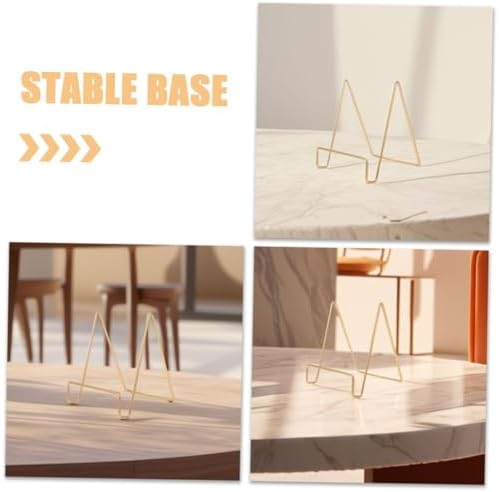 Mikikit Heavy Duty Metal Easel Stand for Picture Frames and Cookbooks