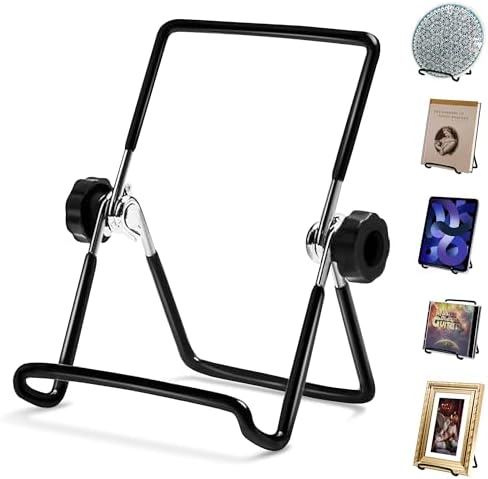 SOTER 2Pack Adjustable Metal Easels for Plates and Art