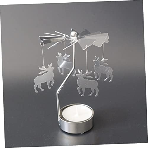 Happyyami Windmill Rotating Candle Holder Decorative