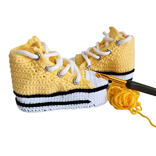 Sa By Seay Handmade Newborn Yellow Booties
