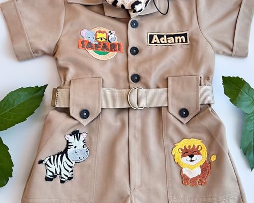 Personalized Safari Explorer Costume for Toddler 1
