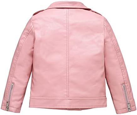 LOKTARC Faux Leather Jacket for Kids