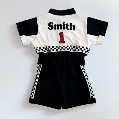 Handmade Race Car Driver Costume for Toddlers - 3T