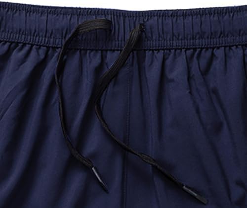 Xiaojmake Mens 7 Inch Quick Dry Workout Shorts with Zipper Pocket