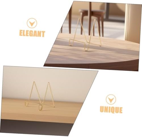 Mikikit Heavy Duty Metal Easel Stand for Picture Frames and Cookbooks