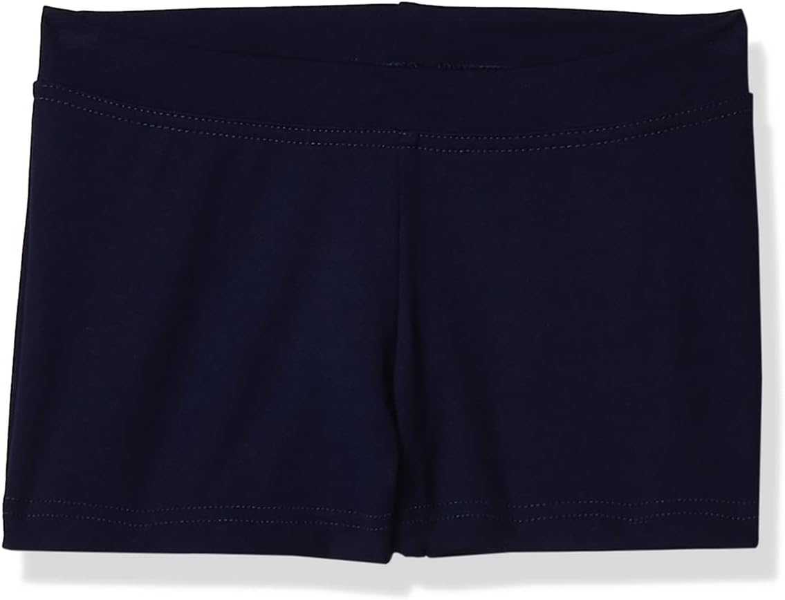 Capezio Boys Cut Low Rise Athletic Shorts Navy 8-10 US
