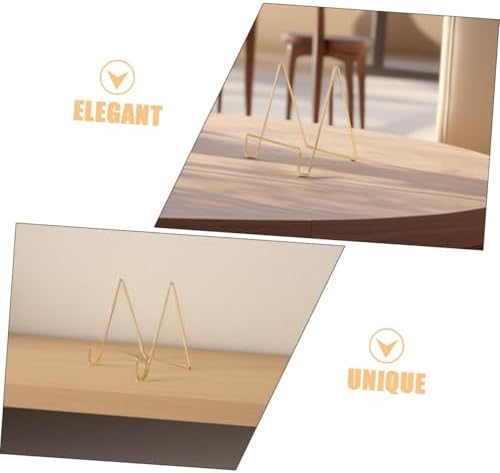 ARTIBETTER 4sets Metal Ornament Holder Display Easel