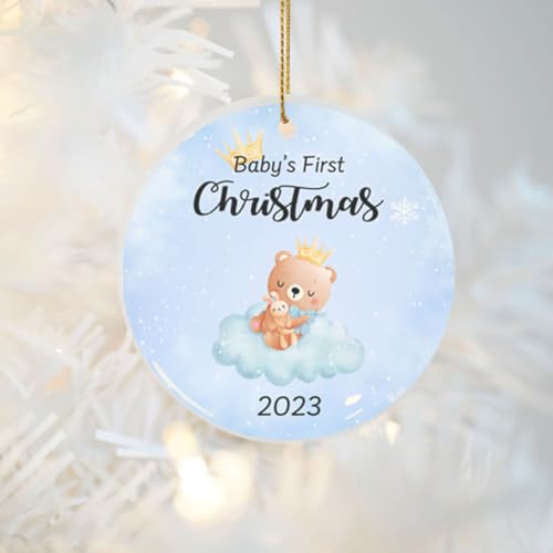 Tubbie Basic Baby First Christmas Ornament 2023
