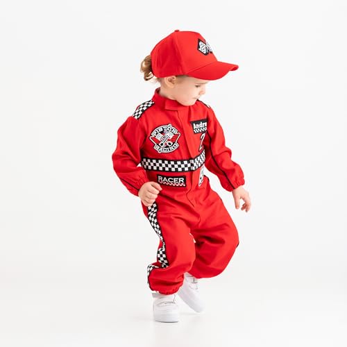 Handmade Race Car Driver Costume for Toddlers 1