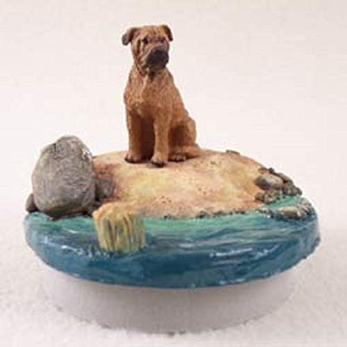 Conversation Concepts Miniature Bullmastiff Candle Topper A Day on the Beach