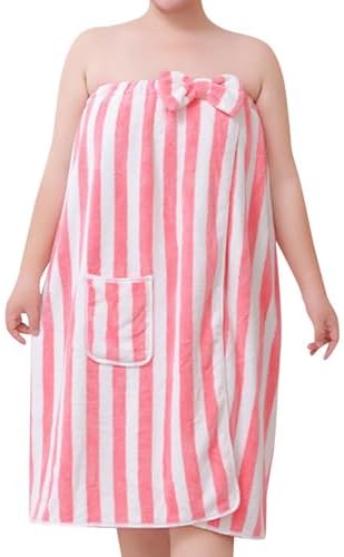 Oplxuo Plush Towel Wrap for Women and Girls 1