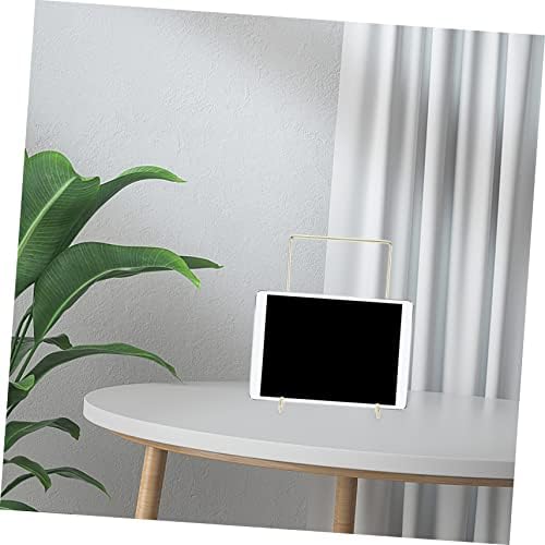 Amosfun Metallic Cookbook Holder Display Stand for Books Plates Artwork