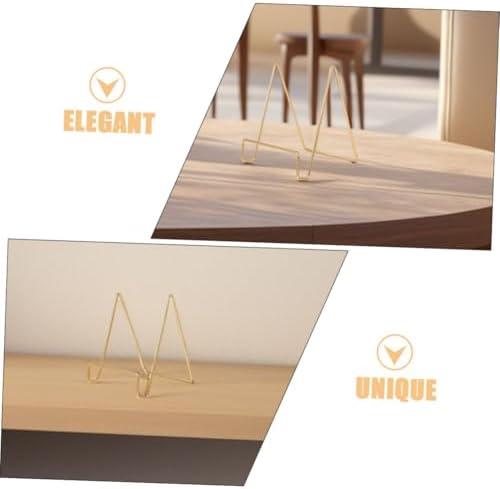 HOMSFOU 4sets Metal Easel Stand Display