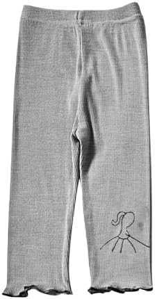 Girls Cute Print Capris Tight Soft Modal Summer Pants