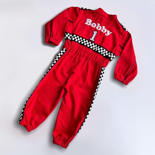 Handmade Race Car Driver Costume for Toddlers 1