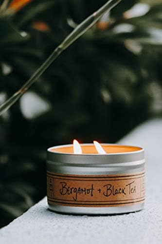 Premium Scented Soy Candle - Sea Salt Sandalwood - Travel Tin
