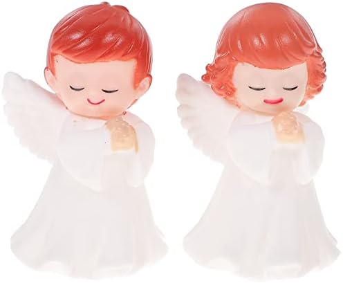 jojofuny Angel Candle 2 Pcs Mini Angels Figurines 1