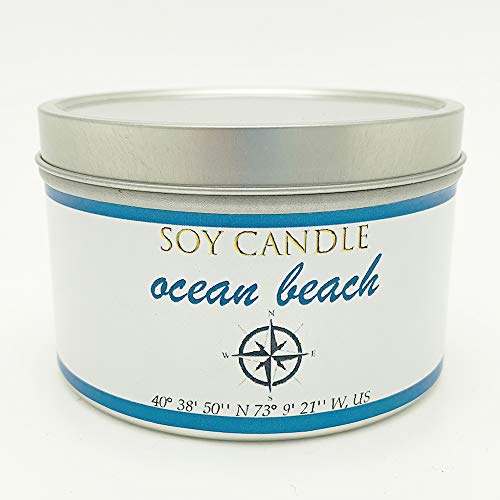 Natural Selection 8 oz Ocean Beach Soy Candle Tin