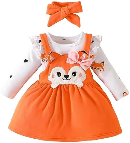 Infant Toddler Fall Outfits for Girls 12-24 Months