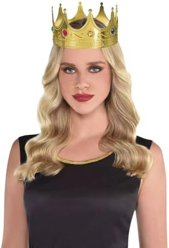 Amscan Luxurious Gold Royal Crown - 075 x 8