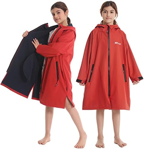 Hiturbo Kids Waterproof Windproof Swimmer Jacket