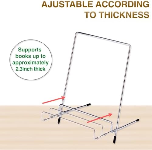 Asmix Asuka DB523 Silver Display Easel Stand for Plates Books Photos