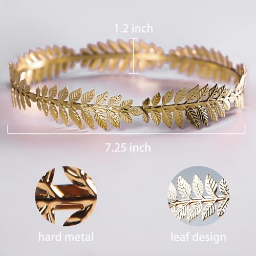 EAWIN Caesar Circlet Gold Leaf Headband for Costume 1