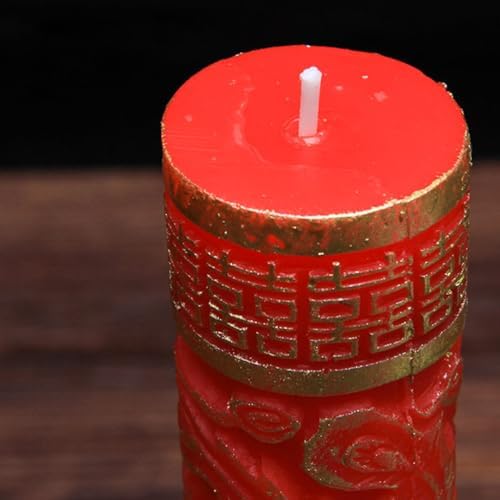 Ciieeo Dragon and Phoenix Wedding Candle Menorah Ornament