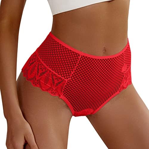 Women High Rise Tummy Control Thong Briefs