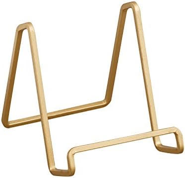 TRIPAR Square Metal Wire Stand - 2 Pack Gold Finish