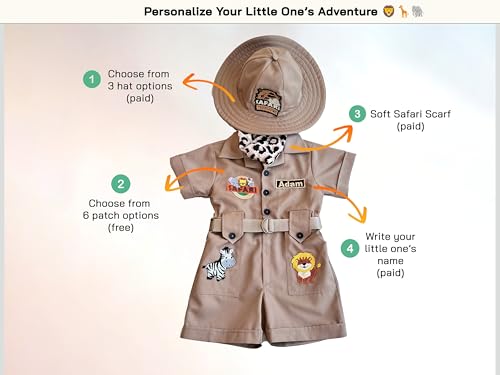 Personalized Safari Explorer Costume for Toddler 1