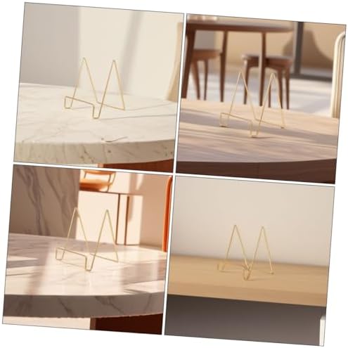 ARTIBETTER 4sets Metal Ornament Holder Display Easel