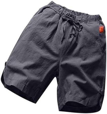 Mens Linen Casual Shorts for Summer